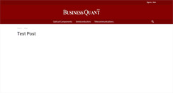 Desktop Screenshot of businessquant.com